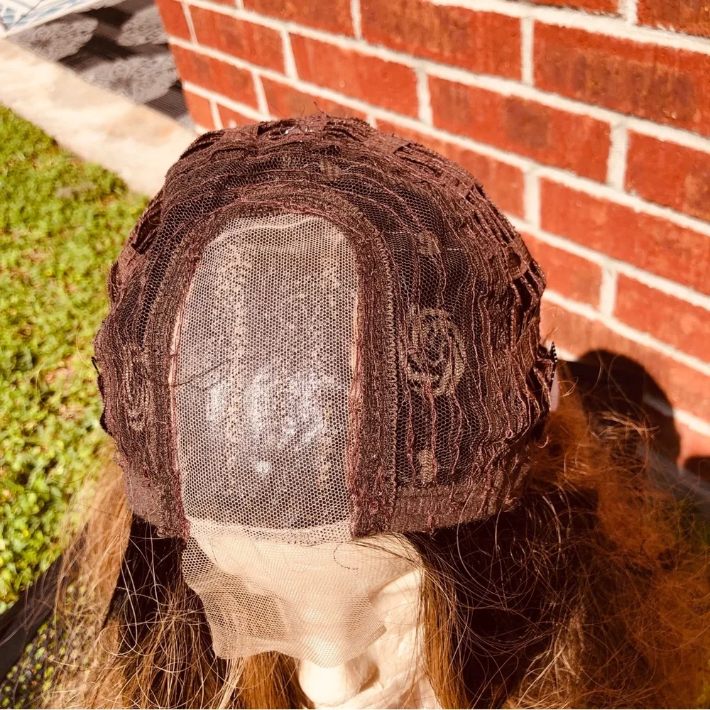 29” Human Hair Long layared ombre wig FLT086-2